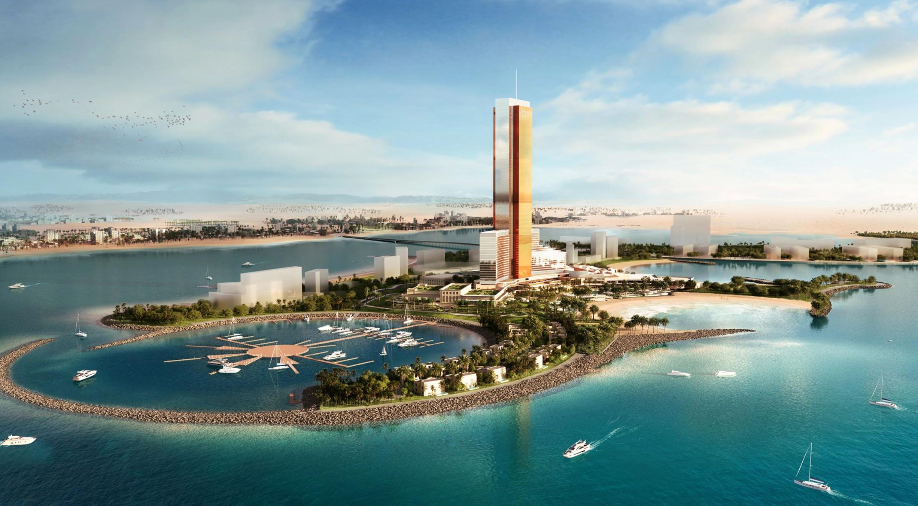 Wynn Al Marjan Island Aerial View
